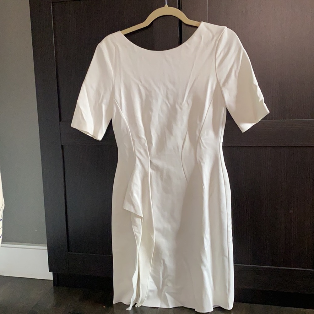 Philosophy white jersey dress
